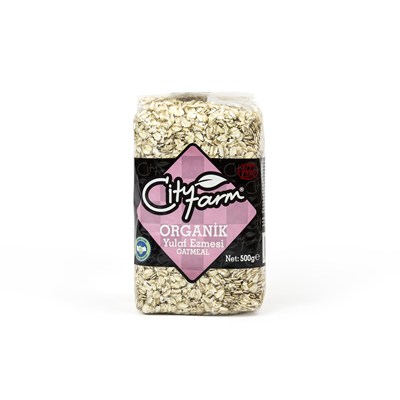Cityfarm Organik Yulaf Ezmesi,500 Gr