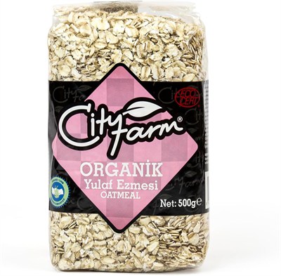 Cityfarm Organik Yulaf Ezmesi,500 Gr