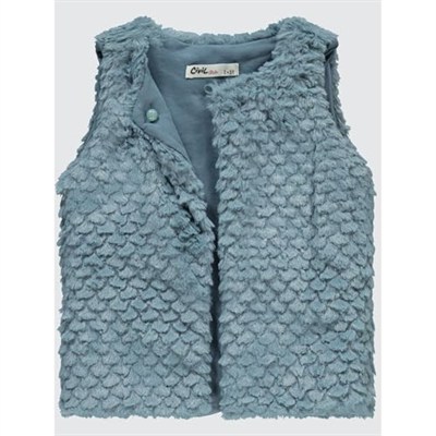 Civil Baby Kız Bebek Yelek 6-18 Ay Pudra