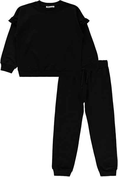 Civil Girls Kız Çocuk Eşofman Takımı 10-13 Yaş Siyah