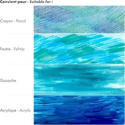 Clairefontaine Multi Teknik Çizim Defteri 40 Yapra - Seçenekler: A3 (29,7x42 cm), sortiert, 29,7 x 42 cm - Blok, 14...