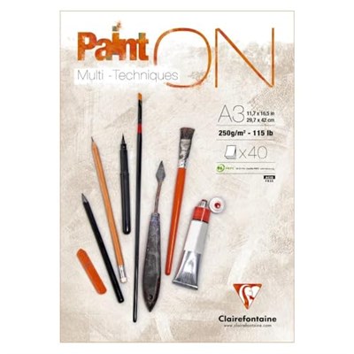 Clairefontaine Multi Teknik Çizim Defteri 40 Yapra - Seçenekler: A3 (29,7x42 cm), sortiert, 29,7 x 42 cm - Blok, 14...