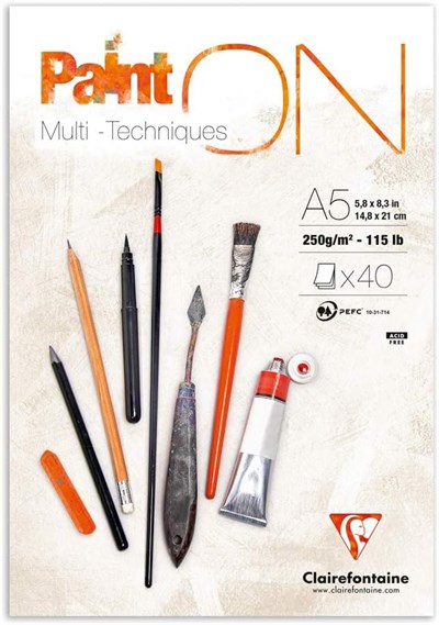 Clairefontaine PO96538 SANATSAL DEFTER - Seçenekler: sortiert, A3 (29,7x42 cm), 29,7 x 42 cm - Blok, 14...