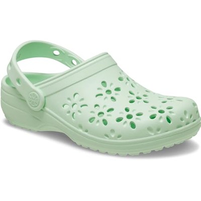 Classic Floral Cut Out Clog K Kız Çocuk Terlik 210943