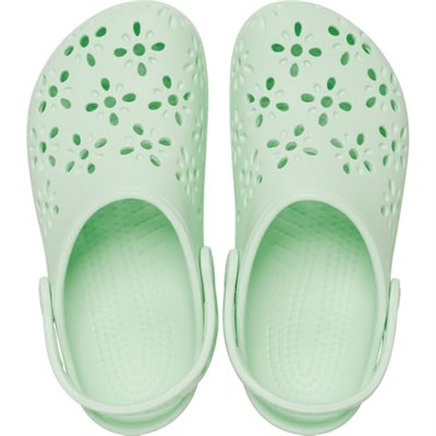 Classic Floral Cut Out Clog K Kız Çocuk Terlik 210943