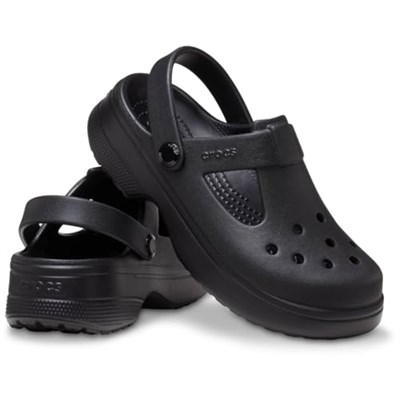 Classic Mary Jane Clog K Siyah Çocuk Terlik