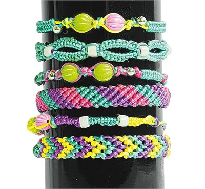 Clementoni - Crazy Chic-My Beads Lab-Kit Te, 7 yaşında oyun, çocuk bilekliği, yaratıcı el sanatları - İtalyada üretilmiştir, çok dilli, 18785