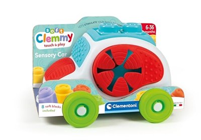 Clementoni Soft Clemmy - Yumuşak Blok Duyusal Araba Oyuncak