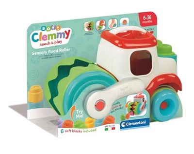 Clementoni Soft Clemmy Yumuşak Blok Duyusal Silindir Kamyon