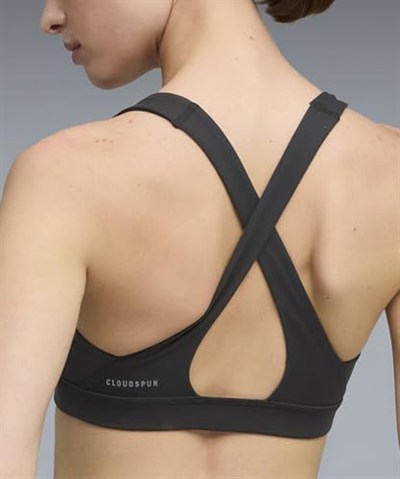 Cloudspun Mid-Support Kadın Siyah Antrenman Sporcu Sütyeni 52746201