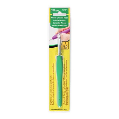 Clover Tığ 1048 - Bedenler: 2.50mm, 4.0 mm, 5.0 mm, 5.5 mm, 6.0 mm, 0.6 mm, 0.75 mm...