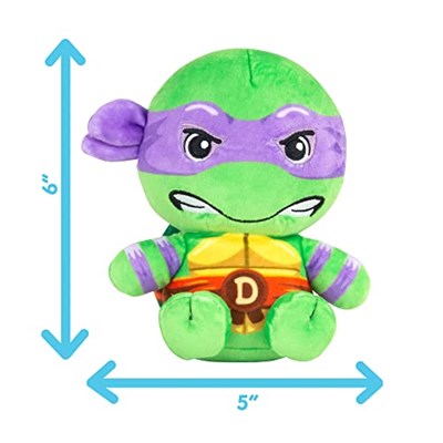 Club Mocchi-Mocchi- Teenage Mutant Ninja Turtles Peluş - TMNT Donatello Plushie - Ninja Kaplumbağa Doldurulmuş Hayvan Oyuncakları ve Oda Dekoru - Peluş Kolek - Seçenekler: Donatello, Leonardo, Raphael