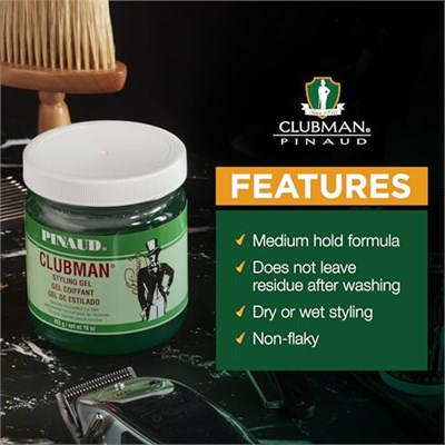 Clubman Styling Jel, 16 oz