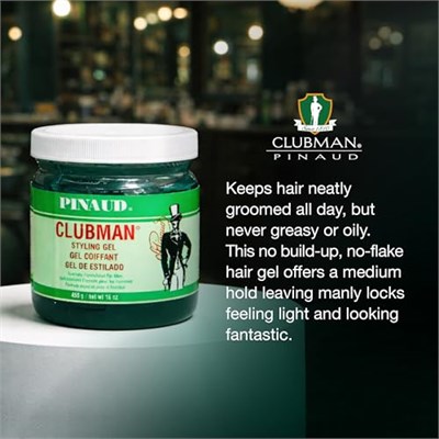Clubman Styling Jel, 16 oz
