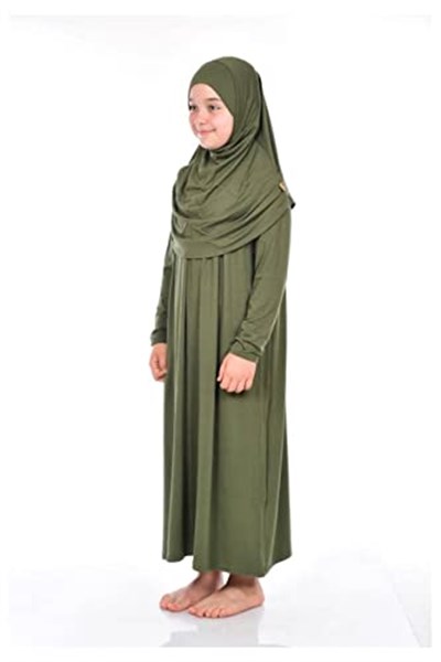 Çocuk Pratik Namaz Elbisesi 8-12 Yaş