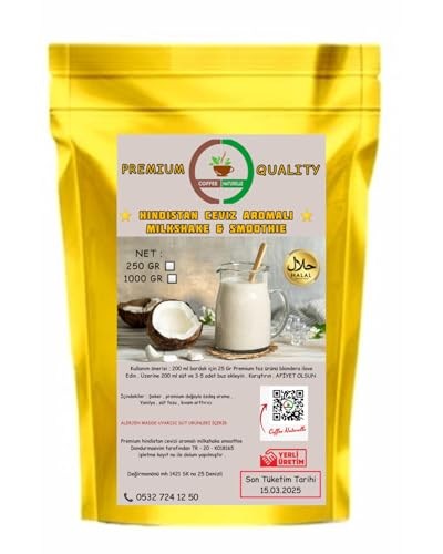 Coffee Naturelle Aromalı Toz Milkshake & Smoothie & Frappe (Hindistan Cevizi)