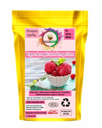 coffee naturelle dondurma aromaları (Vişne)