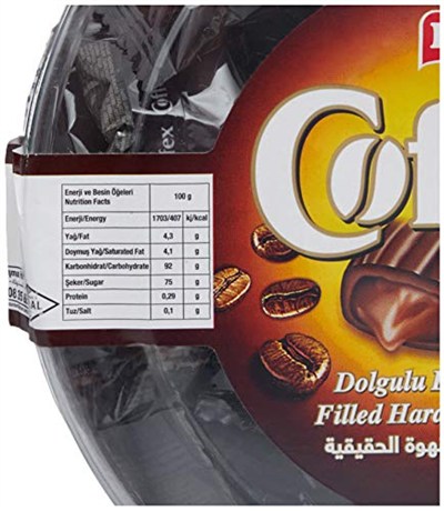 Coffex Kahveli Şeker 1 Kg Silindir (1 Kutu)