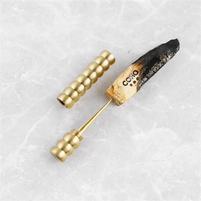 Coho Objet Coho Brazen Pirinç Tütsü Gezdirme İğnesi