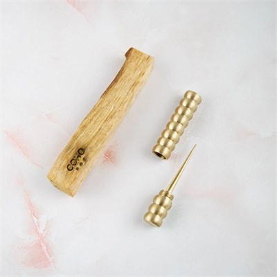 Coho Objet Coho Brazen Pirinç Tütsü Gezdirme İğnesi