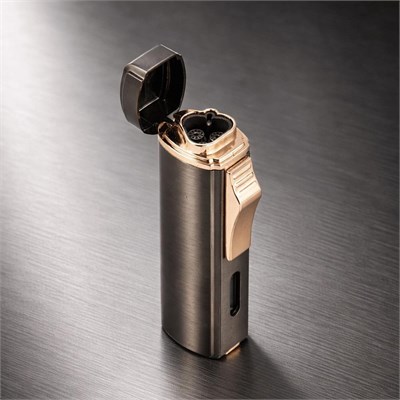 Coho Objet Coho Brazen Triple Torch Shine Antrasit Puro Çakmağı