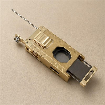 Coho Objet Coho Patron Triple Torch Brass Bıçaklı Puro Çakmağı