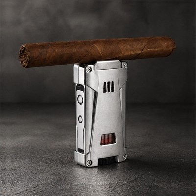 Coho Objet Coho Patron Triple Torch Chrome Puro Çakmağı