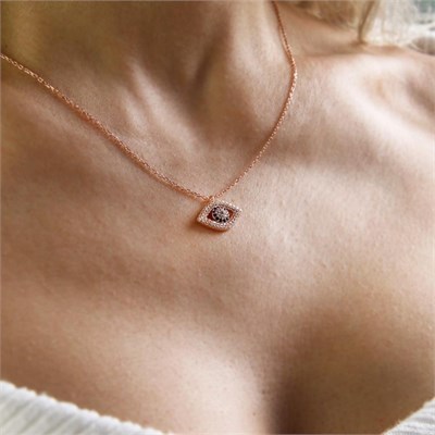 Coho Objet Coho Silver Elysian Eye El Yapımı Gümüş Nazar Kolye