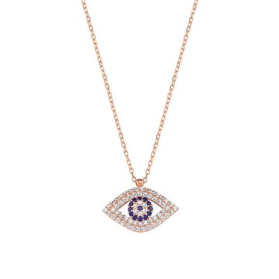 Coho Objet Coho Silver Elysian&lumina&seraphic Eye El Yapımı Gümüş Nazar Kolye Seti