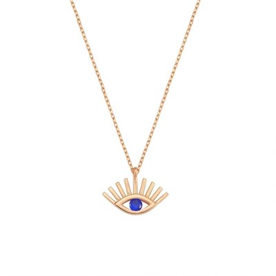 Coho Objet Coho Silver Elysian&lumina&seraphic Eye El Yapımı Gümüş Nazar Kolye Seti