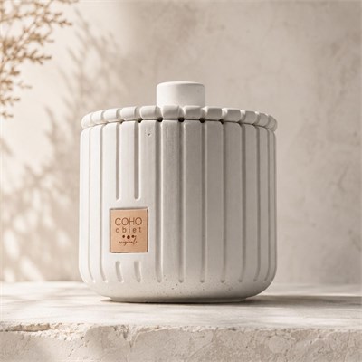Coho Objet Coho Style Lavender Fields Dekoratif El Dökümü Mum
