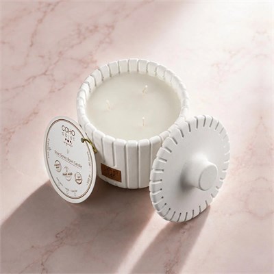 Coho Objet Coho Style Soft Vanilla El Dökümü Dekoratif Mum