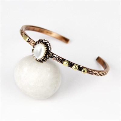 Coho Objet Coho Tılsım Sedef Taşlı El İşleme Pearl Bileklik