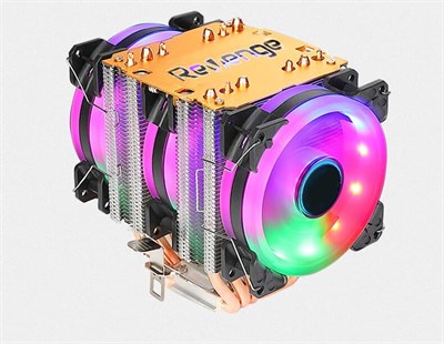 Cold Frost RGB Fanlı Intel AMD Uyumlu Bakır Borulu CPU Soğutucu İşlemci Fanı (Cold Frost 603) - Seçenekler: Cold Frost 603, Cold Frost 601, Cold Frost 602