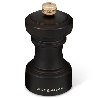 Cole & Mason H233056 Hoxton Çikolata Ahşap Tuz ve Karabiber Değirmeni Seti, Hassas + Karbon/Seramik Mekanizmaları, Ayarlanabilir Öğütmeli Tuz ve Karabiber Değirmenleri, Kayın Ağacı, 104 mm, Hediye