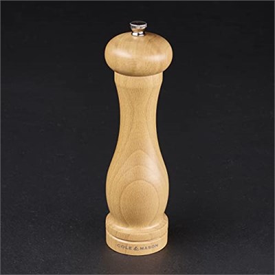 Cole & Mason HA0825P Beech Capstan 200mm Tuz Değirmeni - Bedenler: Biberlik, Tuz değirmeni, Tuzluk, 200 mm, 20 cm, 120mm...