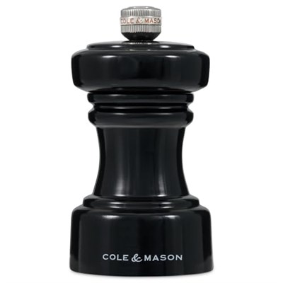 Cole & Mason Hoxton Parlak Siyah Tuz Değirmeni 104mm