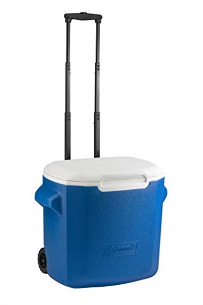 Coleman Pasif soğutma kutusu 16 QT/28QT Performance Wheeled Cooler, Thermobox 15/26 l kapasite, tekerlekli mobil buz kutusu
