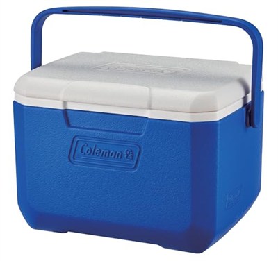 Coleman Performance 6 Personal Khlbox, passive kleine Thermobox fr Essen und Getrnke, Eisbox mit Griff, Khlleistung bis zu 9 Stunden
