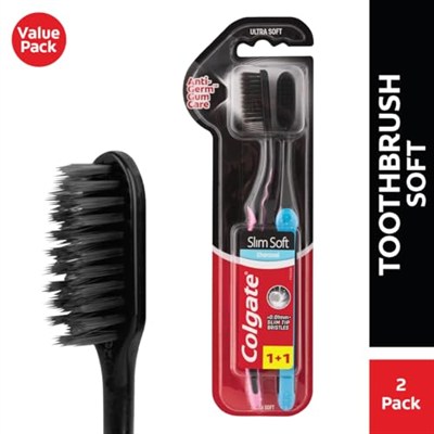 Colgate Mikro İnce Siyah 2li Diş Fırçası