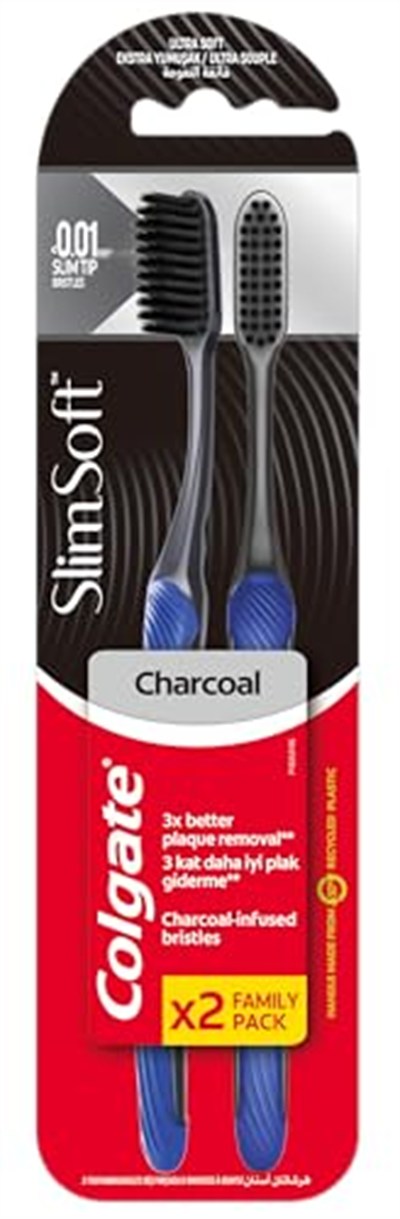 Colgate Mikro İnce Siyah 2li Diş Fırçası