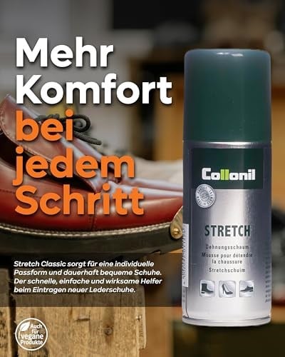 Collonil Stretch 15210001000 bakım spreyi, 100 ml, Şeffaf nötr, Ölçü Birimi