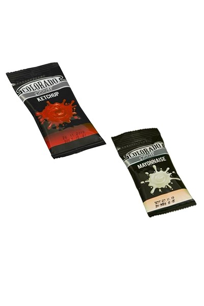 Colorado-Tek Kullanımlık Pp Ketçap 10 G X 600 + Tek Kullanımlık Pp Mayonez 9 G X 600