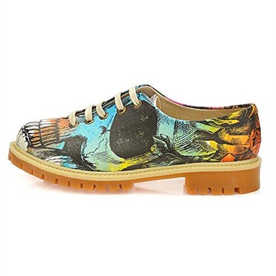 Colored Skull Oxford Ayakkabı WTMK6515