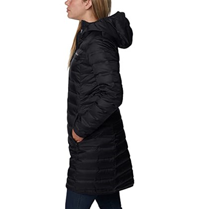 Columbia Lake 22 2.0 Down Long Hooded Jacket Kapüşonlu kuş tüyü mont Kadınlar