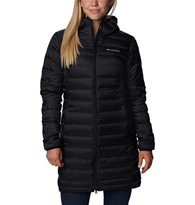Columbia Lake 22 2.0 Down Long Hooded Jacket Kapüşonlu kuş tüyü mont Kadınlar