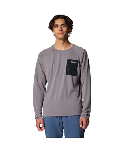 Columbia Tech Knit Crew Erkek Teknik Uzun Kollu T-Shirt