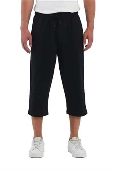 Comeor erkek spor pantolonu, kısa, 3/4 kapri pantolon, erkek, kısa pantolon, koşu şortu, pamuk şort