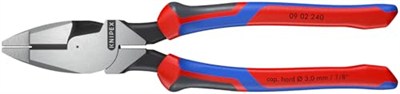 (Comfort Grip) - Knipex 09 02 240 SBA 24cm Ultra-High Leverage Linemans Pliers