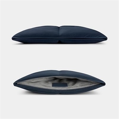 Comfyable Kabarık Dizüstü Bilgisayar Kılıfı 13 inç 14 inç, Kapitone Puffer Taşıma Çantası, MacBook Air M2 M1 ile Uyumlu Yastık Kılıfı, MacBook Pro 13 İnç 14 İnç, Koyu Mavi